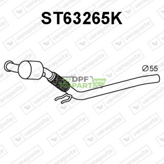 Katalizator AUDI / SEAT / SKODA / VOLKSWAGEN - 1K0254502CX 1K0254502QX 1K0254502SX
