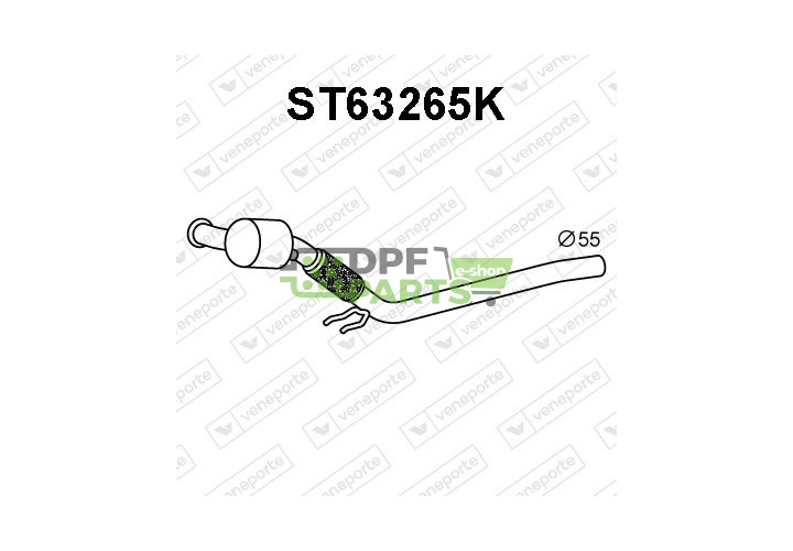 Katalizator AUDI / SEAT / SKODA / VOLKSWAGEN - 1K0254502CX 1K0254502QX 1K0254502SX