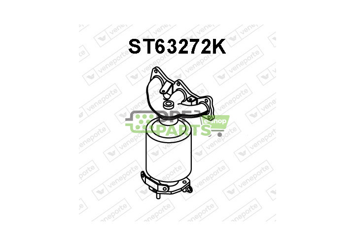 Katalizator SEAT / SKODA / VOLKSWAGEN - 03E253020FX  