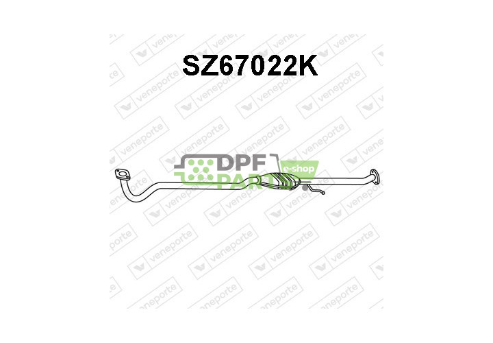 Katalizator SUZUKI - 1419075F10 1419075F11 