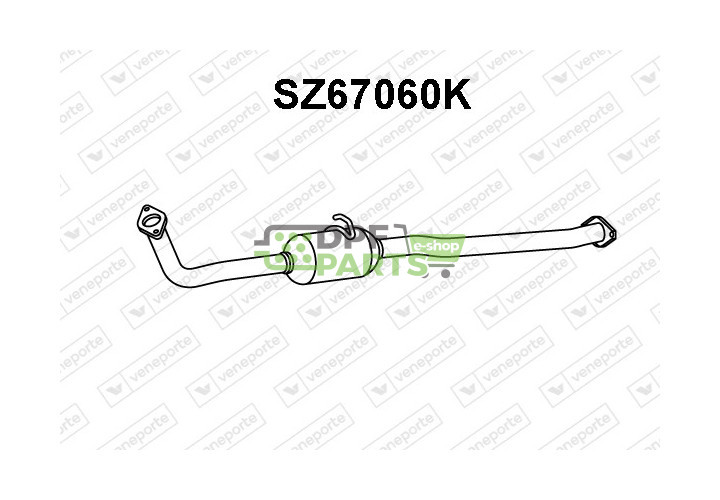 Katalizator SUZUKI - 1419080EC0  