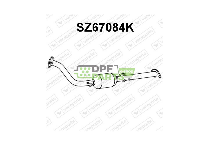 Katalizator SUZUKI - 1425086CD0  