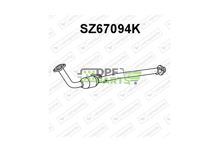Katalyzátor SUZUKI - 1419076J32H02 1419080AV0