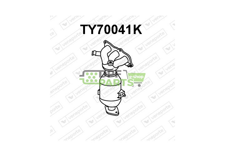 Katalizator TOYOTA - 171400Q020 1714040020 