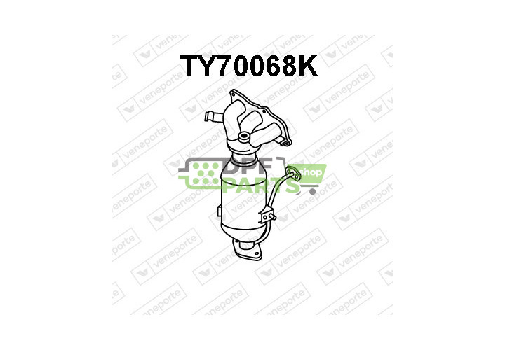 Katalyzátor TOYOTA - 171400Q030 171400Q070 1714040040