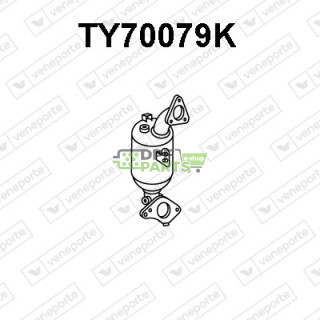 Katalizator SUBARU / TOYOTA - 2505133090  