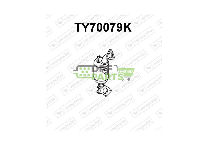 Katalizator SUBARU / TOYOTA - 2505133090  