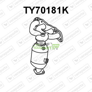 Katalizator TOYOTA - 250510J020  