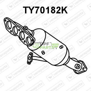 Katalizator TOYOTA - 1714021110  