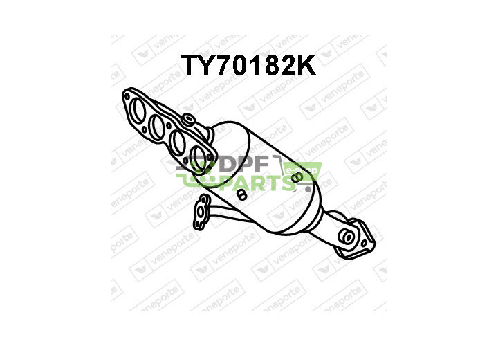 Katalizator TOYOTA - 1714021110  