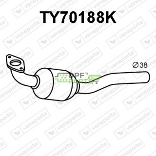 Katalizator TOYOTA - 174100Q070 174100Q100