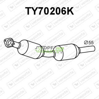 Katalizator LEXUS / TOYOTA - 174100T510 1741037520
