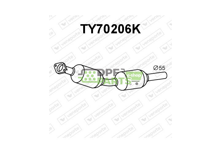 Katalyzátor LEXUS / TOYOTA - 174100T510 1741037520