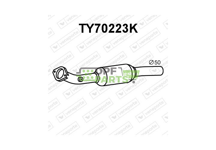 Katalizator TOYOTA - 174100TA90
