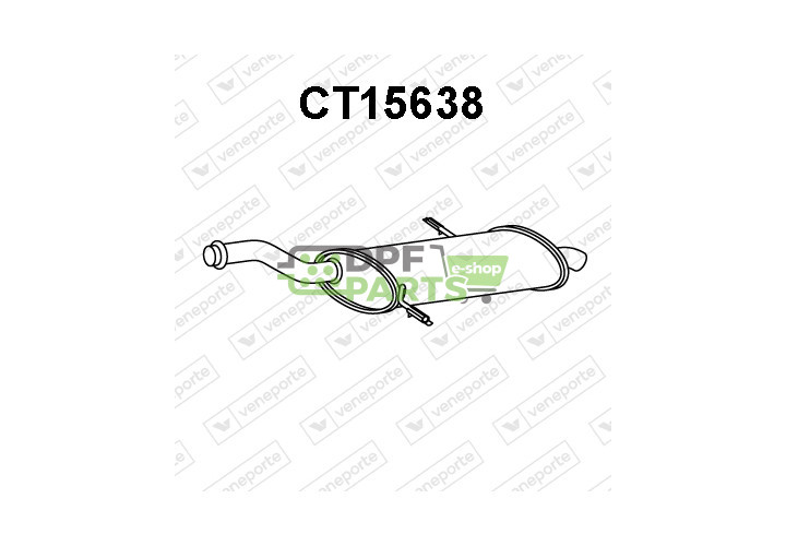 Tłumik CITROËN / PEUGEOT - 173098  