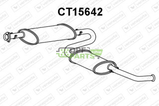 Tłumik CITROËN / PEUGEOT - 1726V2 1726V3 1730Q0