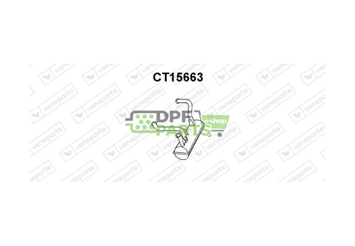 Tłumik CITROËN - 5490413 5490718 5490718T