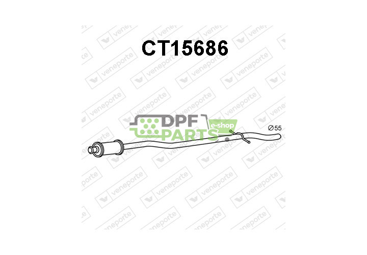 Tlumič CITROËN - 1705HX 1705QZ 1705RC