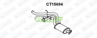 Tlumič CITROËN / PEUGEOT - 1323506080 1726CG 1726CH