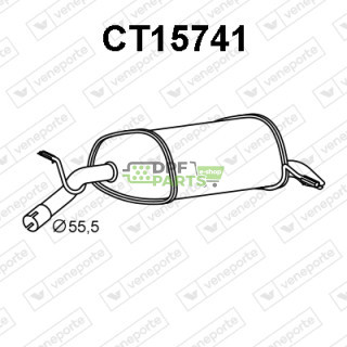Tłumik CITROËN / PEUGEOT - 1730AY  