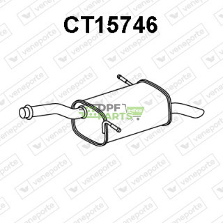 Tłumik CITROËN / PEUGEOT - 1730X9 1730Y0 