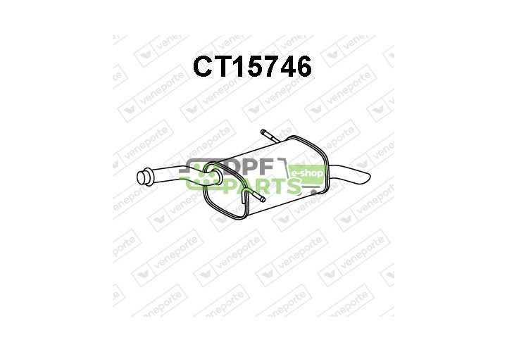 Tłumik CITROËN / PEUGEOT - 1730X9 1730Y0 