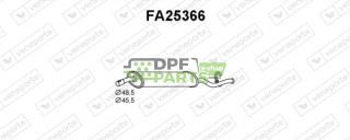 Tłumik FIAT - 7657903 7659074 7675678