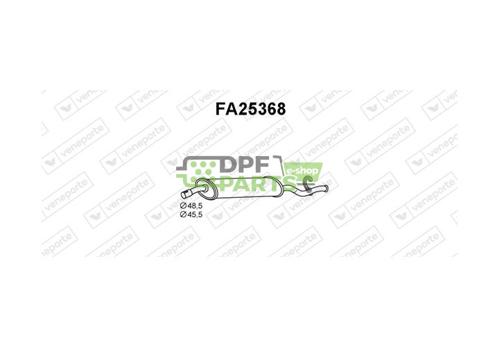 Tłumik FIAT - 7709265 7737480