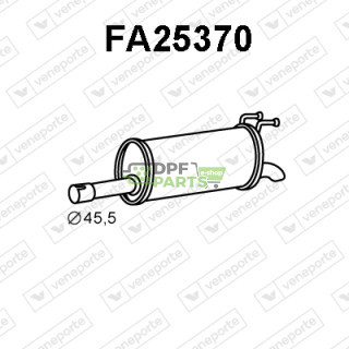 Tłumik FIAT - 46519640 46749263