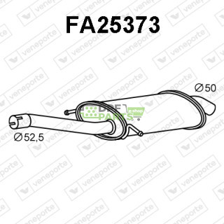Tlumič FIAT - 46519641 46785046