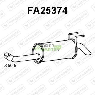 Tlumič FIAT - 46519641 46785046 51770424