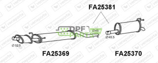 Tłumik FIAT - 46519640  