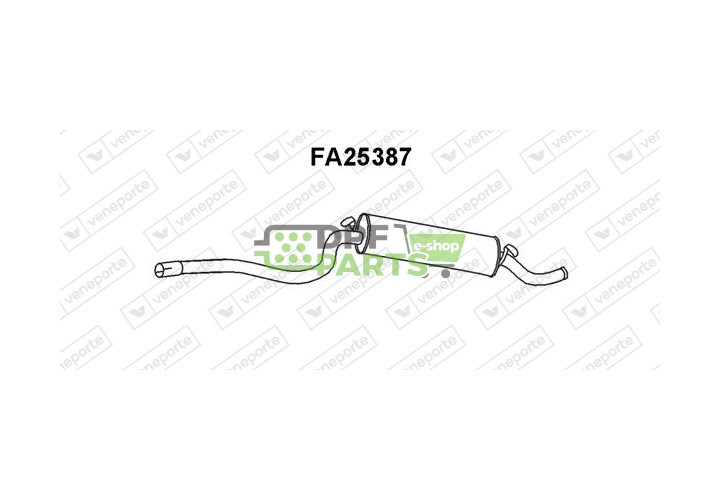 Tłumik FIAT - 46520611  