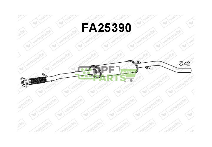 Tlumič FIAT - 16757982 46757979 46788949