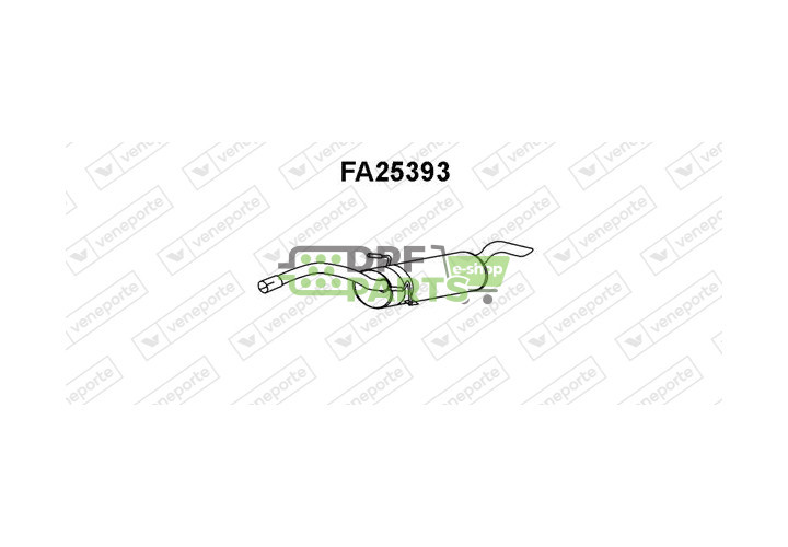 Tłumik CITROËN / FIAT / PEUGEOT - 1726G6 1726G7 1726G8