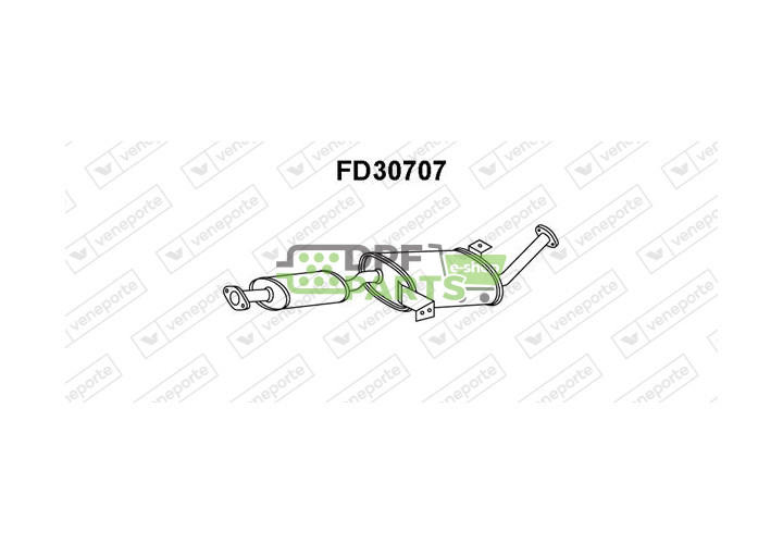 Tłumik FORD / NISSAN - 1953188 1956102 1960323