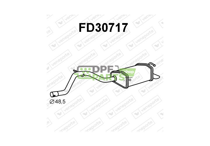 Tłumik FORD - 1117834 1125644 1205643