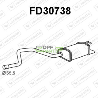 Tlumič FORD - 1117843 1206279 1219626
