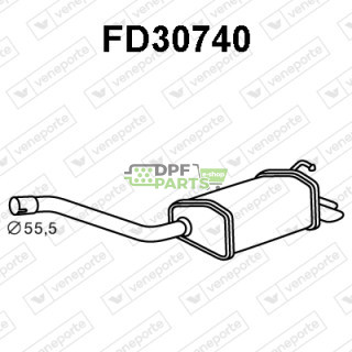 Tlumič FORD - 1117851 1129757 1148371