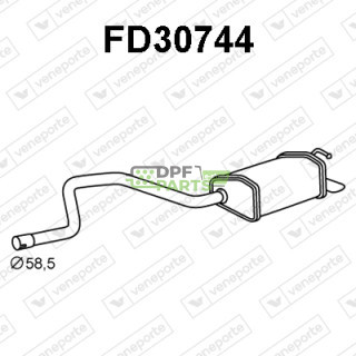 Tlumič FORD - 1148404 1149870 1213491