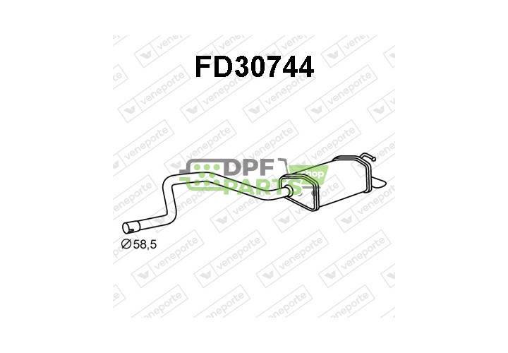 Tlumič FORD - 1148404 1149870 1213491
