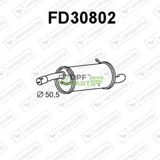 Tlumič FORD - 1334228 1383132 1493213