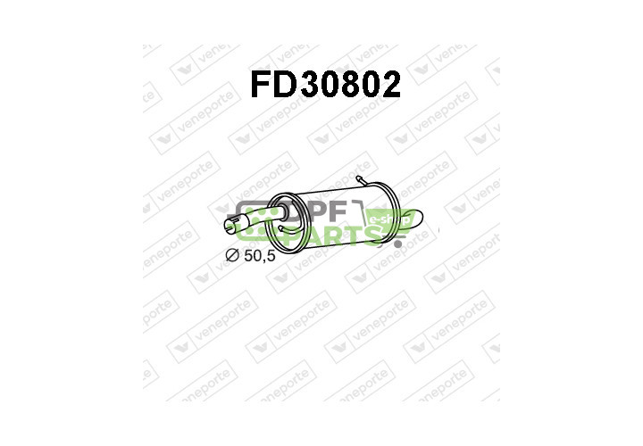 Tlumič FORD - 1334228 1383132 1493213