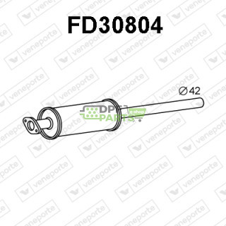 Tłumik FORD / VOLVO - 1306077 1307932 1677736