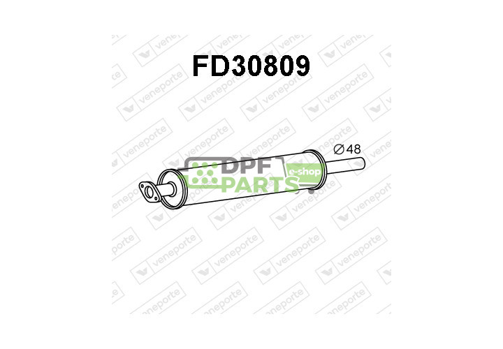 Tłumik FORD / VOLVO - 1234463 1253557 1329731