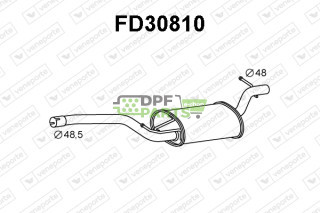 Tłumik FORD / VOLVO - 1234018 1253560 1329718