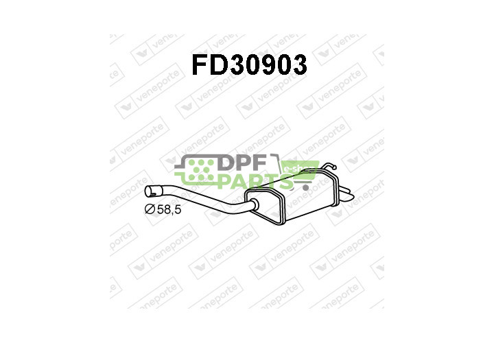 Tłumik FORD - 1148401 1149724 1213483