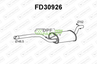 Tłumik FORD - 1100936 1207515 1459364
