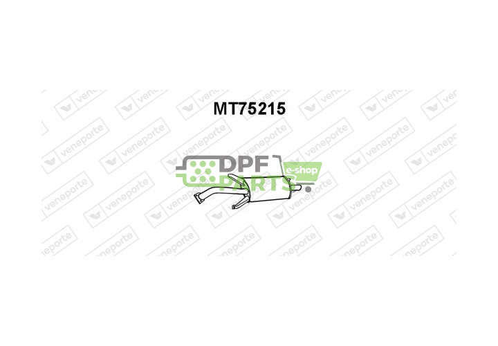 Tłumik MITSUBISHI - MB127069 MB957279 MR127069