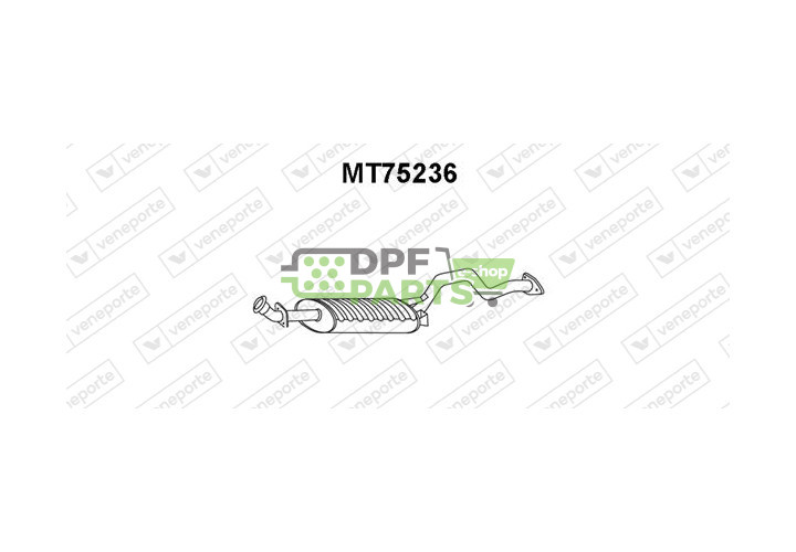 Tlumič MITSUBISHI - MR266476 MR323224 